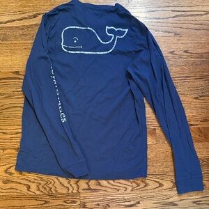 Vineyard Vines Navy Long Sleeve Shirt